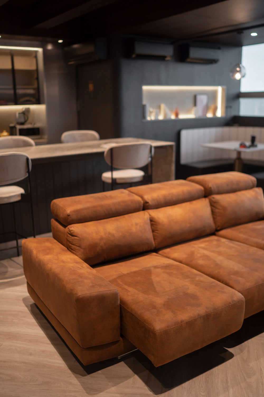 Lucille power reclining sectional discount